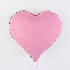 Г 18''/46 см, Сердце, Матовый, Розовая Сакура, 1 шт.