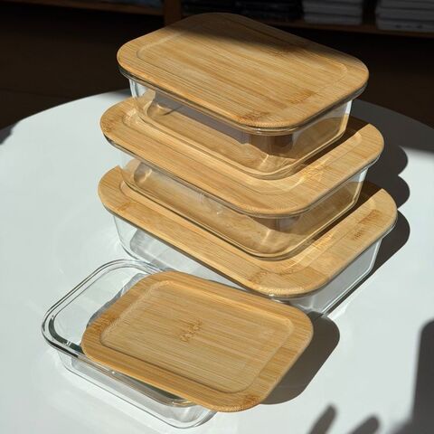 Контейнер стеклянный Fårö, прямоугольной формы, с крышкой, 640 мл