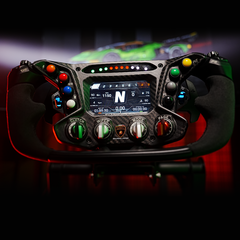 MOZA Lamborghini Essenza SCV12 — лицензионный руль с дисплеем