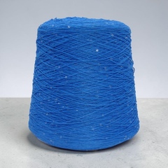 Бобинная пряжа Cotton Paillettes (Blu)