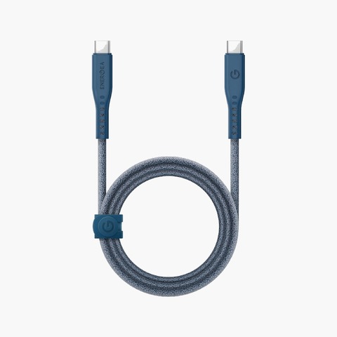 Кабель Energea Flow USB 2.0, USB-C to USB-C, 240W 1.5M, Синий | Blue
