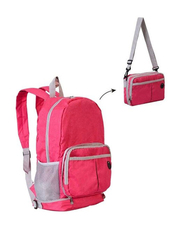 Складной рюкзак трансформер, цвет розовый, 15 л