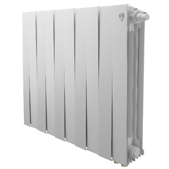 RoyalThermo PianoForte 500 VDR Bianco Traffico, 4 секции - радиатор с подключением нижним правым