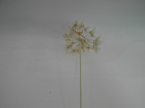 Веточка с ягодами 56см ChristmasDeLuxe premium collection кремовая