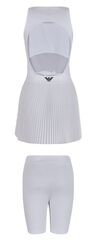 Теннисное платье EA7 Woman Jersey Dress - white