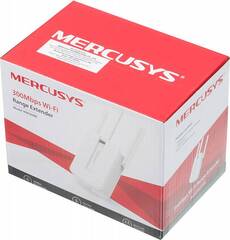 Mercusys MW300RE Усилитель Wi-Fi сигнала, до 300 Мбит/с на 2,4 ГГц, 2 внешние антенны