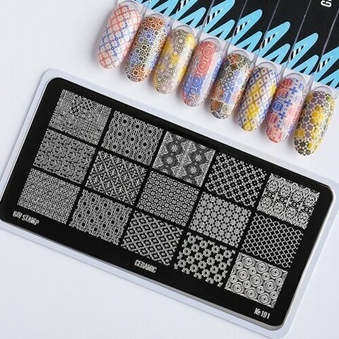 Пластина для стемпинга GO STAMP 191 Ceramic