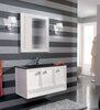 Cezares TR101/CR.BiaExCh TREND 101 Стеклянная раковина столешница Bianco Extra Chiaro