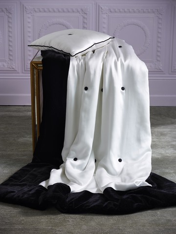 Покрывало 130х200 Gingerlily Gatsby чёрное