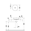 2362430079 Duravit White Tulip Раковина чаша D430 мм, без перелива,, цвет: белый