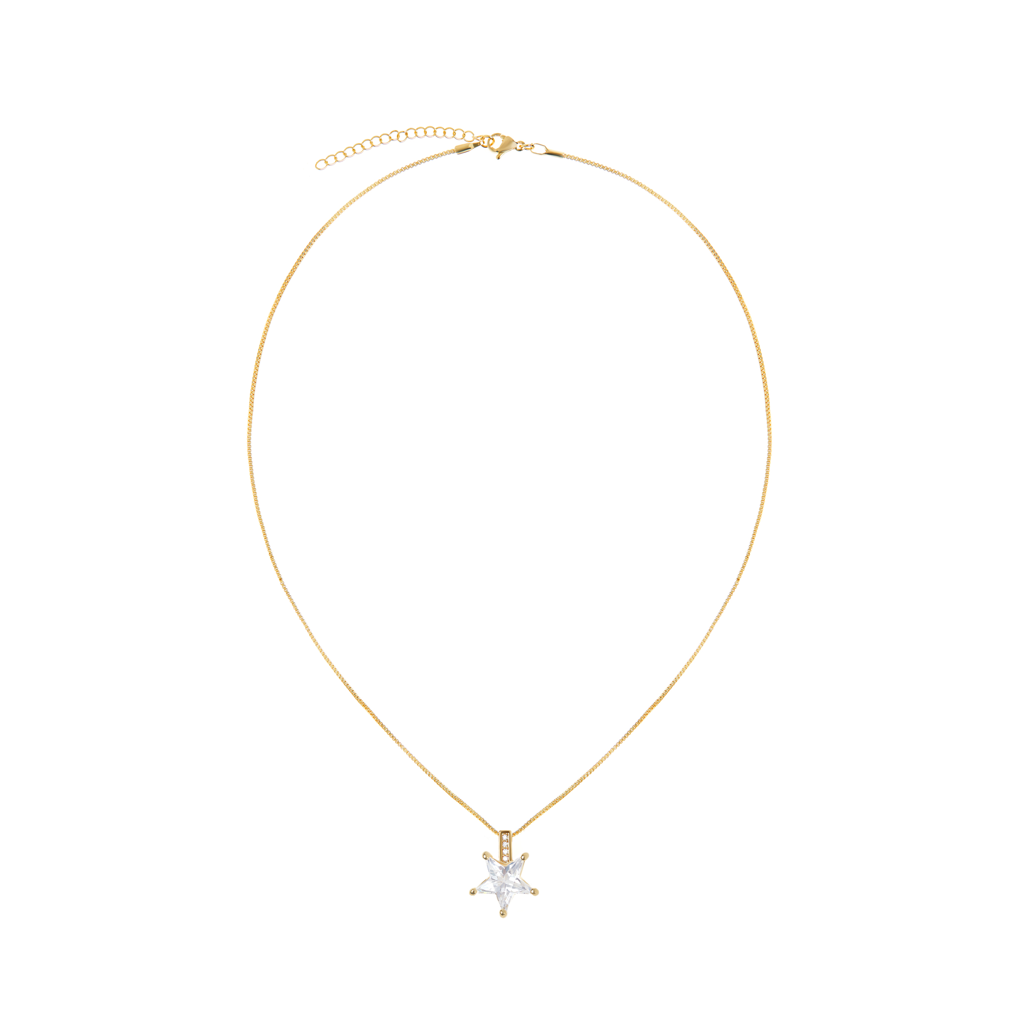 DÉJÀ VU Колье White Star Necklace – Gold