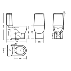 Унитаз-компакт Fest Comfort Белый S1