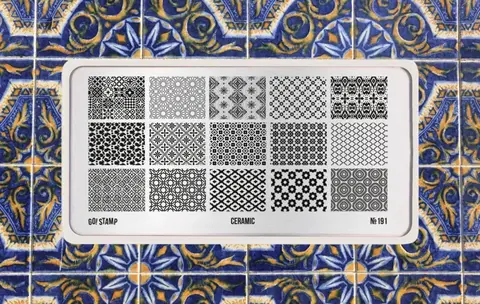 Пластина для стемпинга GO STAMP 191 Ceramic