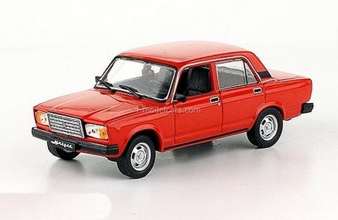 VAZ-2107 Lada Zhiguli 1983 red 1:43 DeAgostini Auto Legends USSR #262