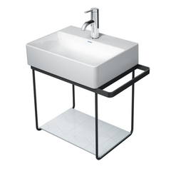 Duravit DuraSquare Металлическая консоль подвесная 516х333 мм, для раковины  073245, Полотенцедержатель левый/правый, хром 31101000 фото