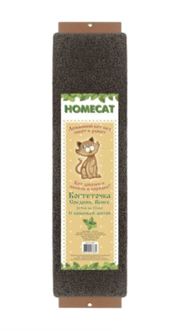 HOMECAT ВЕНГЕ когтеточка с кошачьей мятой малая 58х10 см