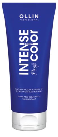 OLLIN intense profi color бальзам для седых и осветленных волос 200мл/ gray and bleached hair balsam