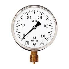 Манометр технический показывающий МТ-100 до 1,6МПа М20х1,5, Багория