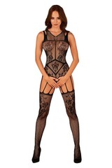 Бодистокинг OBSESSIVE F239 Bodystocking_Черный