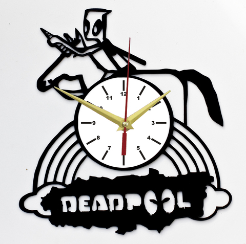 Дэдпул Часы из Пластинки — Единорог