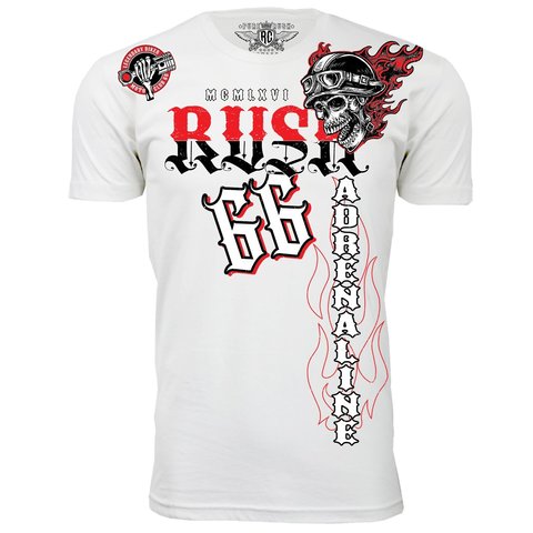 Rush Couture | Футболка мужская ADRENALINE White RC126 белая перед