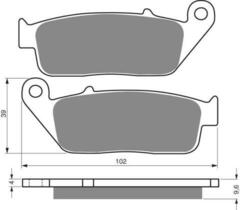 Тормозные колодки дисковые 014 S3