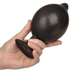 Черная анальная пробка с расширением COLT XXXL Pumper Plug with Detachable Hose - 16 см. - 