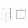 Abber Sonnenstrand AG07100-S75 Душевой уголок, 100x75x195