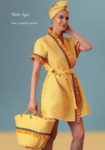 Халат Luna di Giorno Nido Ape 2845 565 zafferano желтый