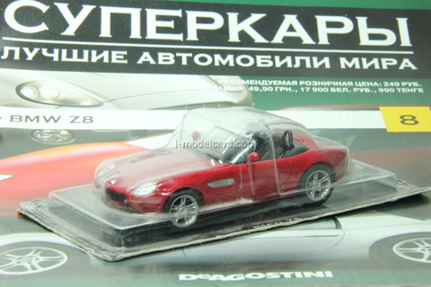 BMW Z8 1:43 DeAgostini Supercars #8