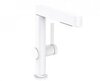 Hansgrohe Finoris 76063700 Высокий смеситель для раковины с вытяжным изливом (белый матовый)
