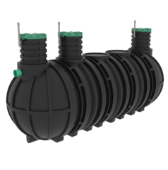 Ливневое очистное сооружение Мультпласт Модуль ЛОС 25(6770x2400x2400см;1385кг;) - арт.561661