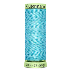 Нить Top Stitch 30/30 м для декоративной отстрочки, Gutermann, 028 бирюзово-голубой