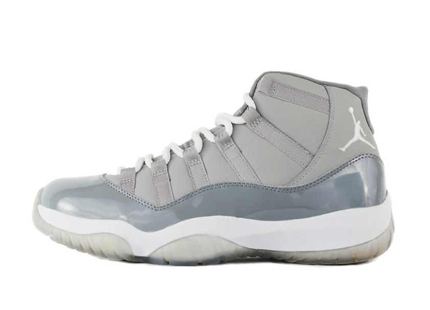 grey jordans retro