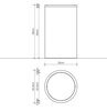 Decor Walther 0610770 Decor Walther DW 121 Корзина для белья 35xh58см, цвет: сталь полированная