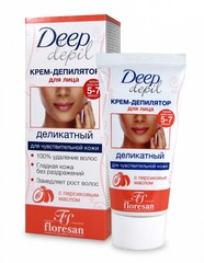 Floresan DEEP DEPIL Крем-депилятор деликатный для лица 50мл