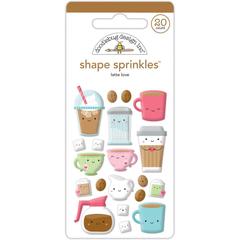 Паф-стикеры Doodlebug Sprinkles Adhesive Glossy Enamel Shapes