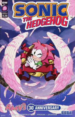 Sonic The Hedgehog Amys 30th Anniversary #1 (Cover B)