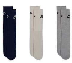 Теннисные носки Nike Sportswear Everyday Essential Crew 3P - multicolor