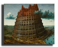 Репродукция "Питер Брейгель - Башня Вавилона"