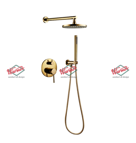 Душевой комплект Warmer Gold Line 816DPGL