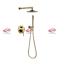 Душевой комплект Warmer Gold Line 816DPGL
