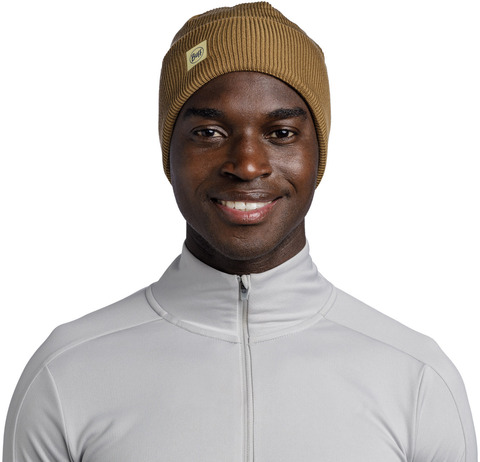 Картинка шапка вязаная Buff Hat Crossknit Brindle Brown - 3