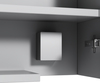 Am.Pm M70AMCL0601WG Spirit V2.0. Зеркальный шкаф с LED-подсветкой. левый. 60 см. цвет: белый. глянец