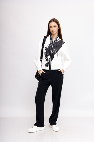 Marc Cain Sports Бомбер трикотажный с пантерой