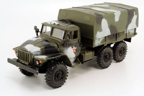 Ural-4320 with awning camouflage Elecon 1:43