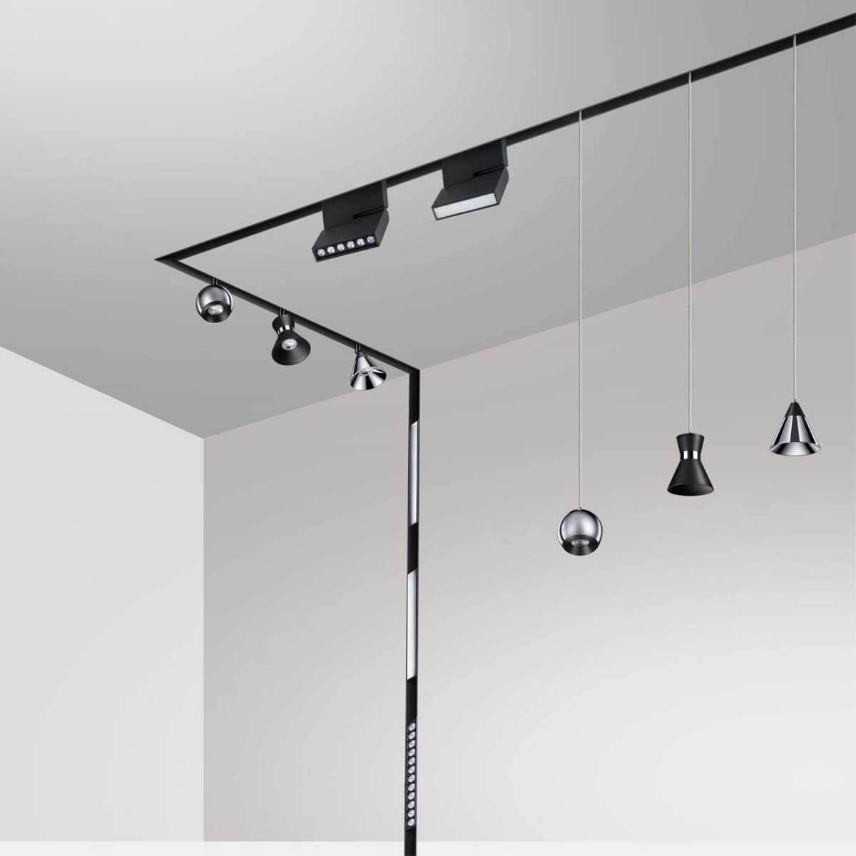 Трековый низковольтный светодиодный светильник Novotech Shino Flum 358416