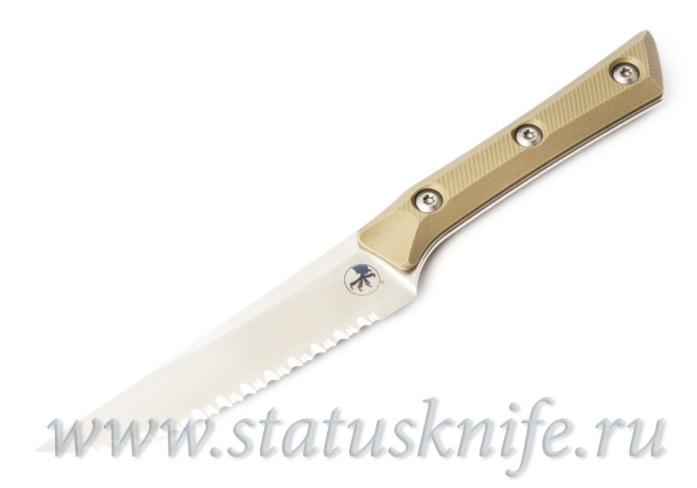 Нож Microtech Kitchen Steak TAN Serrated