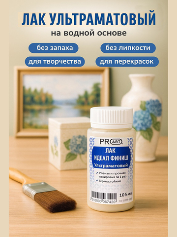 Лак Идеал Финиш, Ультраматовый, ProArt