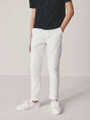 Брюки чинос для мальчика Next D71-032, Белый
